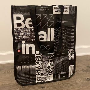 Lululemon shopping bag tote (Med/Large Size)